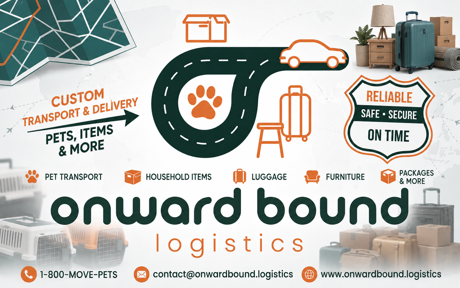 Onward Bound Logistics pet and item transport services